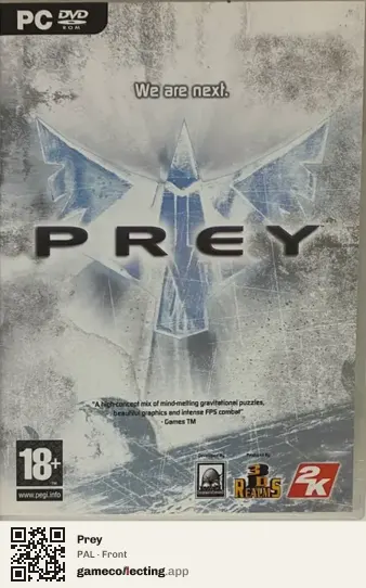 Prey Computer, PAL box front