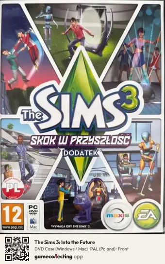 The Sims 3: Into the Future Computer, Poland box front