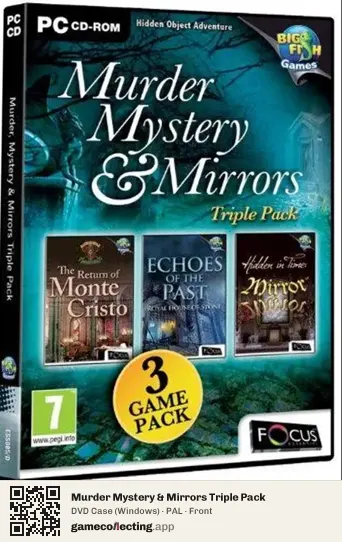 Murder Mystery & Mirrors Triple Pack Computer, PAL box front