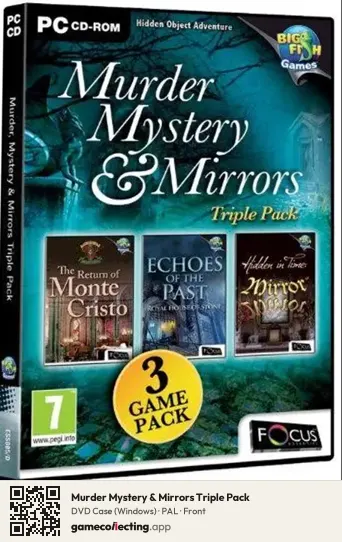Murder Mystery & Mirrors Triple Pack Computer, PAL box front