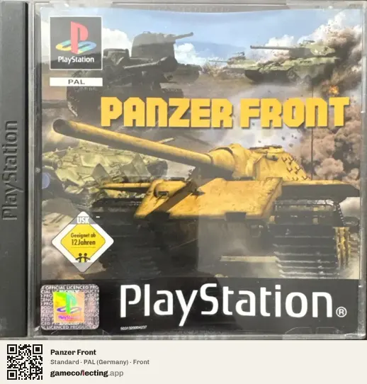 Panzer Front PlayStation, Germany box front