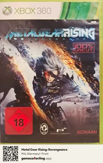 Metal Gear Rising: Revengeance Xbox 360, Germany box front