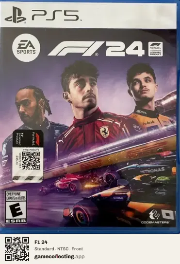 F1 24 PlayStation 5, NTSC box front