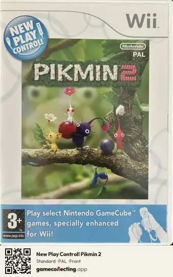 New Play Control! Pikmin 2 Nintendo Wii, PAL box front