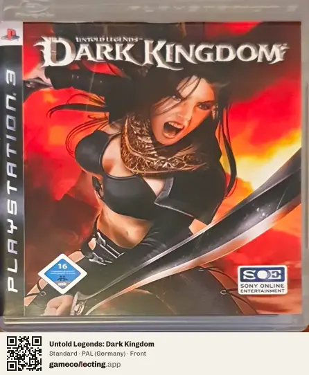 Untold Legends: Dark Kingdom PlayStation 3, Germany box front