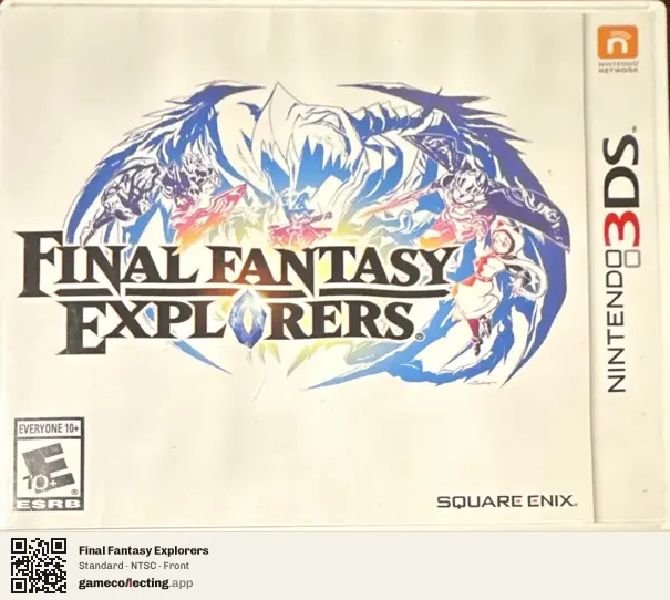 Final Fantasy Explorers Nintendo 3DS, NTSC box front