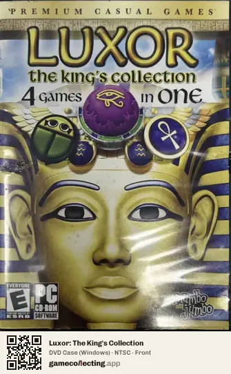 Luxor: The King's Collection Computer, NTSC box front