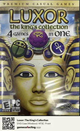 Luxor: The King's Collection Computer, NTSC box front