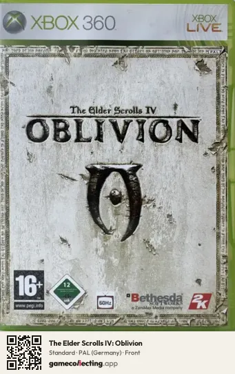 The Elder Scrolls IV: Oblivion Xbox 360, Germany box front