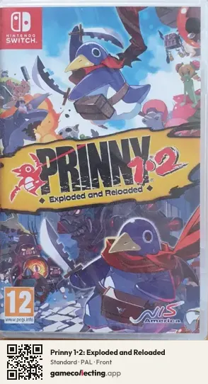 Prinny 1•2: Exploded and Reloaded Nintendo Switch, PAL box front