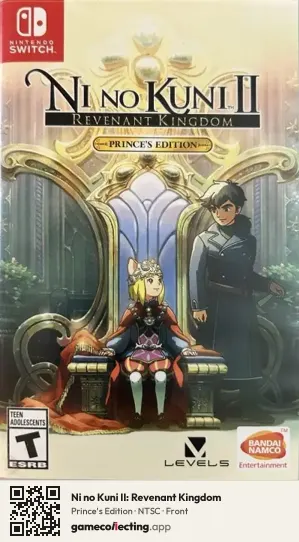 Ni no Kuni II: Revenant Kingdom Nintendo Switch, NTSC box front