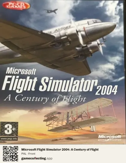 Microsoft Flight Simulator 2004: A Century of Flight Computer, PAL box front
