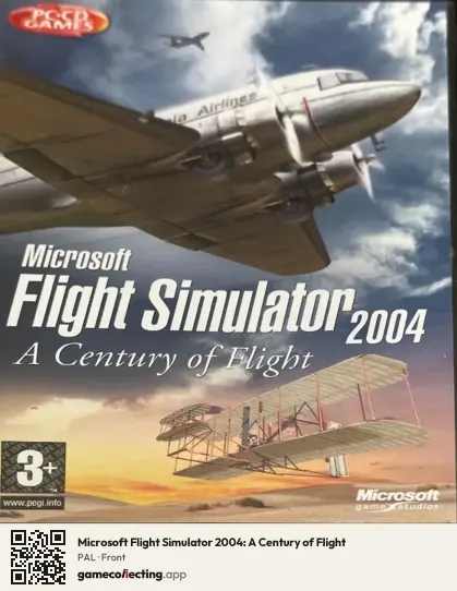 Microsoft Flight Simulator 2004: A Century of Flight Computer, PAL box front