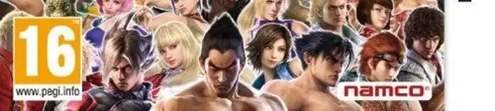 Tekken 3D: Prime Edition, the PEGI square on its front