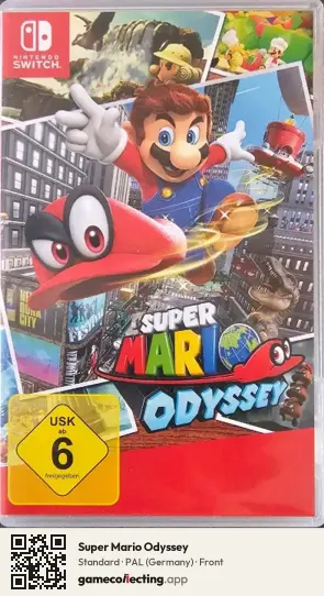 Super Mario Odyssey Nintendo Switch, Germany box front