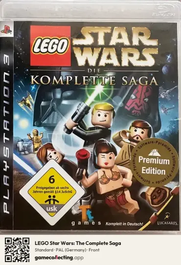 LEGO Star Wars: The Complete Saga PlayStation 3, Germany box front