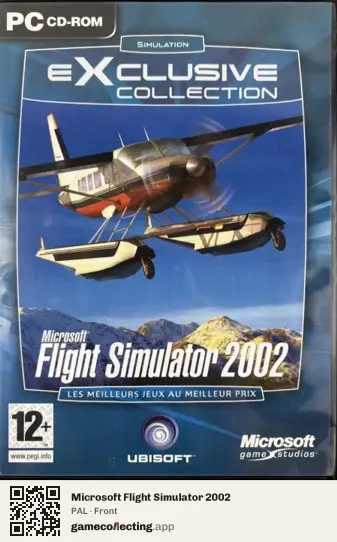 Microsoft Flight Simulator 2002 Computer, PAL box front
