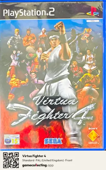Virtua Fighter 4 PlayStation 2, United Kingdom box front