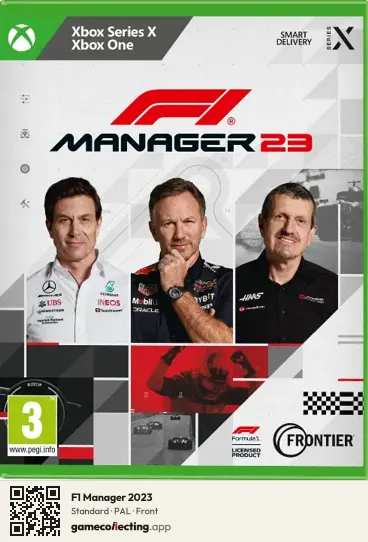 F1 Manager 2023 Xbox Series X, PAL box front
