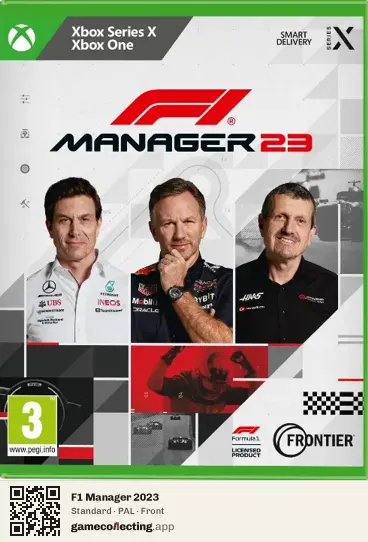 F1 Manager 2023 Xbox Series X, PAL box front
