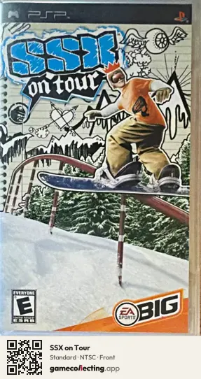 SSX on Tour PlayStation Portable, NTSC box front