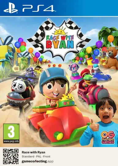 Race with Ryan PlayStation 4, PAL box front