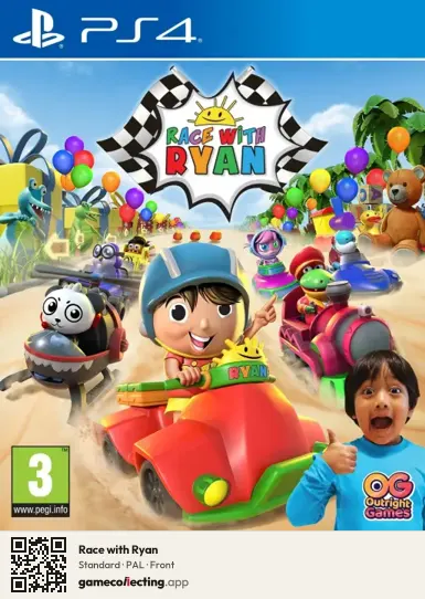 Race with Ryan PlayStation 4, PAL box front
