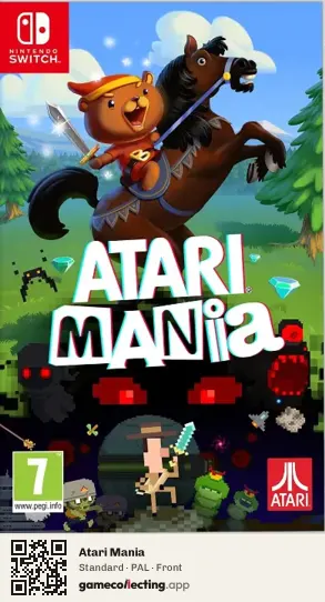 Atari Mania Nintendo Switch, PAL box front