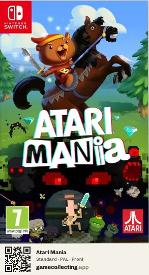 Atari Mania Nintendo Switch, PAL box front