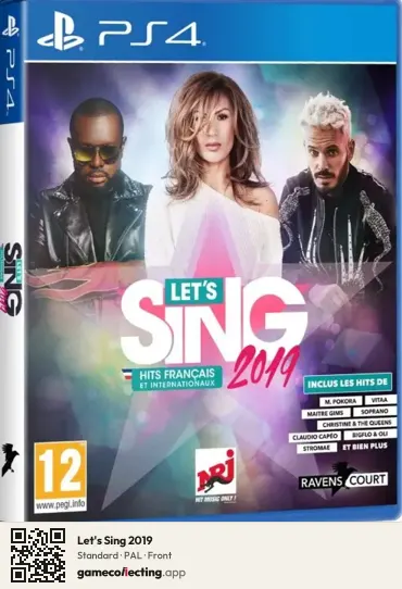Let's Sing 2019 PlayStation 4, PAL box front