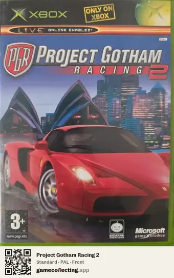 Project Gotham Racing 2 Xbox, PAL box front