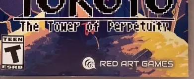 Tokoyo: The Tower of Perpetuity, the ESRB box on its front