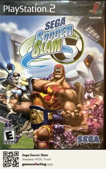 Sega Soccer Slam PlayStation 2, NTSC box front