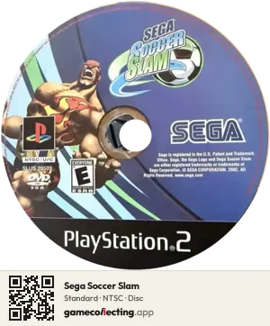 Sega Soccer Slam PlayStation 2, NTSC disc