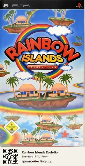 Rainbow Islands Evolution PlayStation Portable, PAL box front