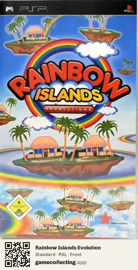 Rainbow Islands Evolution PlayStation Portable, PAL box front