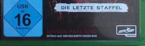 The Walking Dead: The Final Season, the USK square on its front