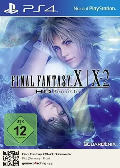 Final Fantasy X/X-2 HD Remaster PlayStation 4, Germany box front