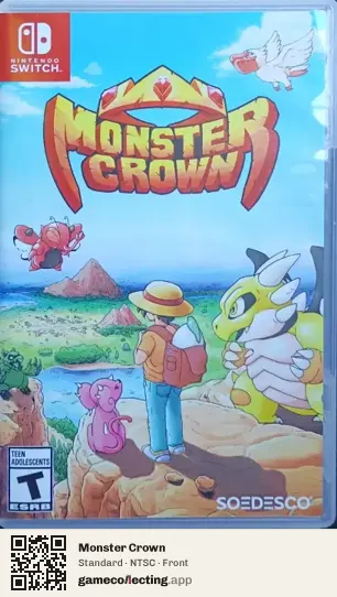 Monster Crown Nintendo Switch, NTSC box front