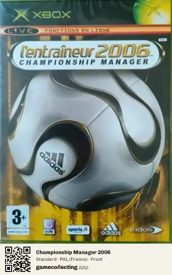 Championship Manager 2006 Xbox, France box front