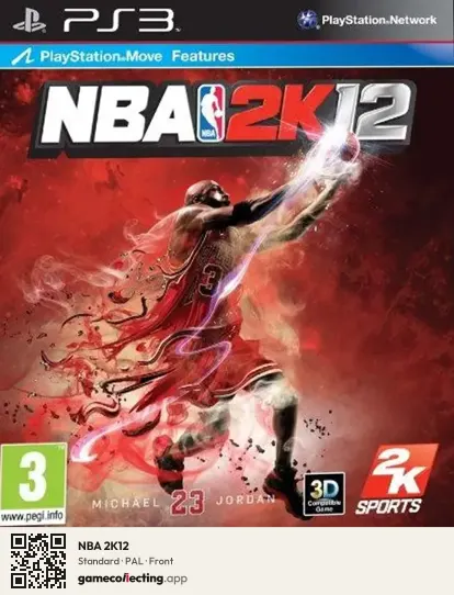 NBA 2K12 PlayStation 3, PAL box front