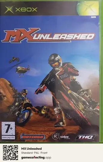 MX Unleashed Xbox, PAL box front