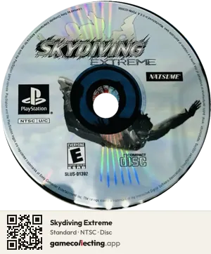 Skydiving Extreme PlayStation, NTSC disc