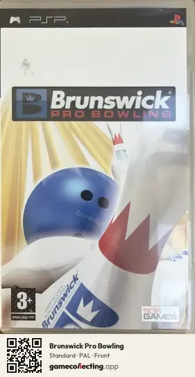 Brunswick Pro Bowling PlayStation Portable, PAL box front