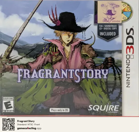 Fragrant Story Nintendo 3DS, NTSC box front