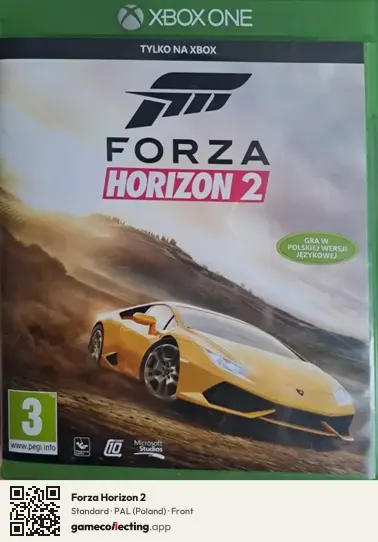 Forza Horizon 2 Xbox One, Poland box front