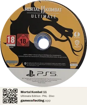 Mortal Kombat 11 PlayStation 5, PAL disc