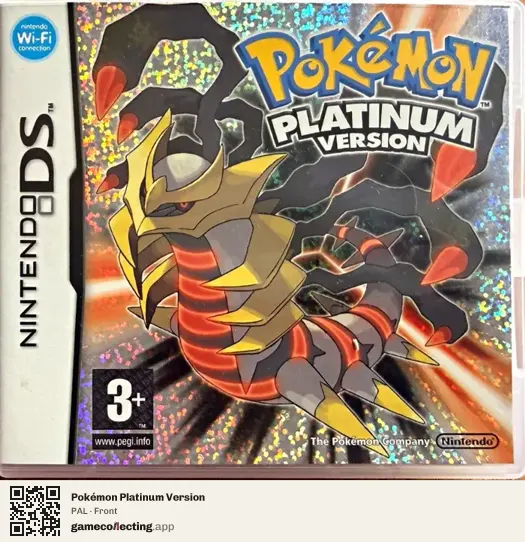 Pokémon Platinum Version Nintendo DS, PAL box front