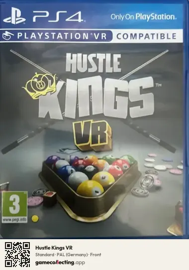 Hustle Kings VR PlayStation 4, Germany box front