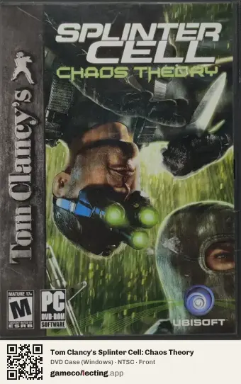 Tom Clancy's Splinter Cell: Chaos Theory Computer, NTSC box front
